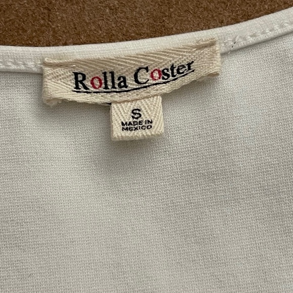 ROLLA COSTER Cream White Side Slit Bodycon Size Small - Picture 14 of 15